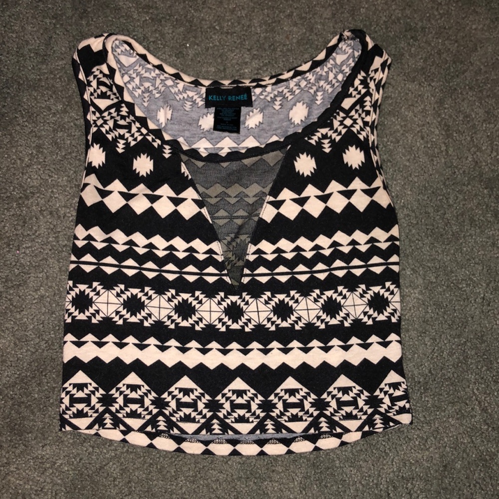 Patterned crop top